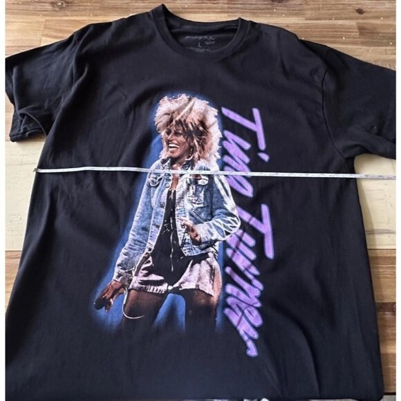 Vintage Tina Turner Simply The Best  Black T-shirt Large L concert 90s 90s y2k - Picture 8 of 10
